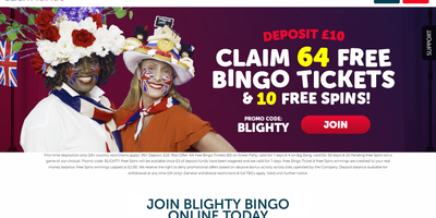 Seitenvorschau von Blighty Bingo