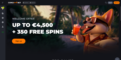 Prévia do site de Corgibet