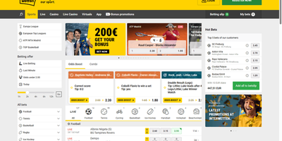 Interwetten site preview