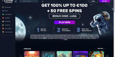 Anteprima del sito LunaCasino