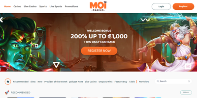Anteprima del sito MoiCasino