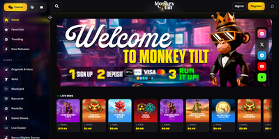 MonkeyTilt site preview