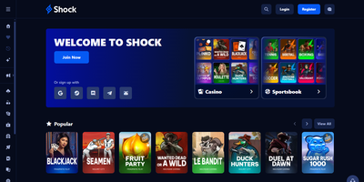 Shock のサイトプレビュー