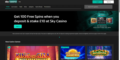 Sky predogled spletnega mesta